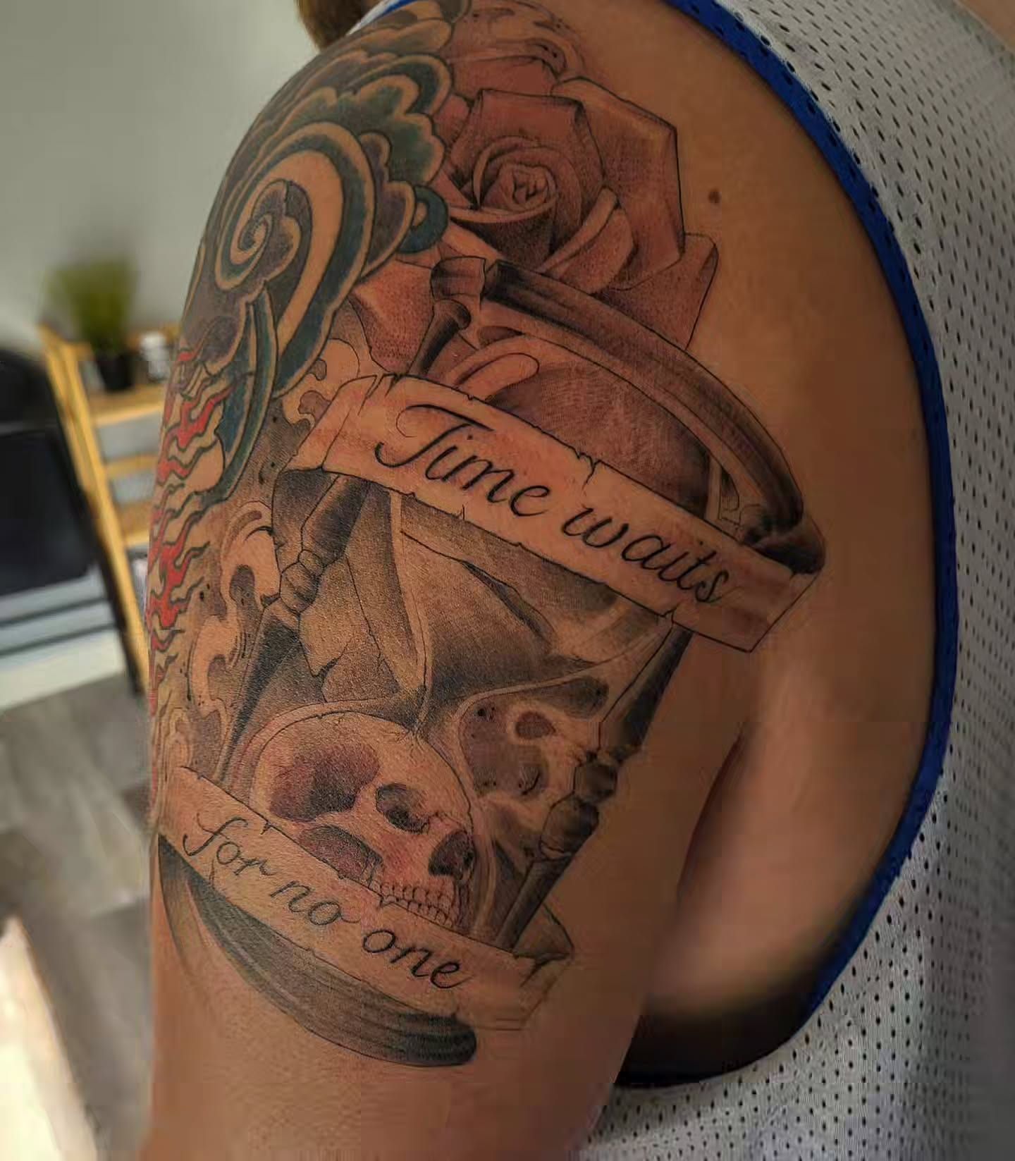 Tattoo work by Geoff Hill